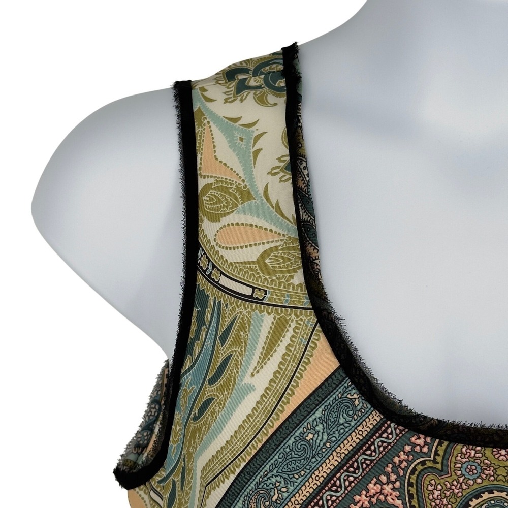 Boston Proper Paisley Baroque Maxi Dress 16 - Picture 4 of 9